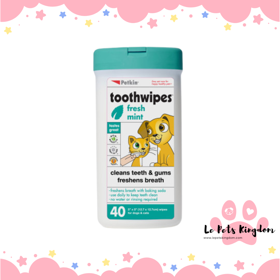 Plaque tooth outlet wipes