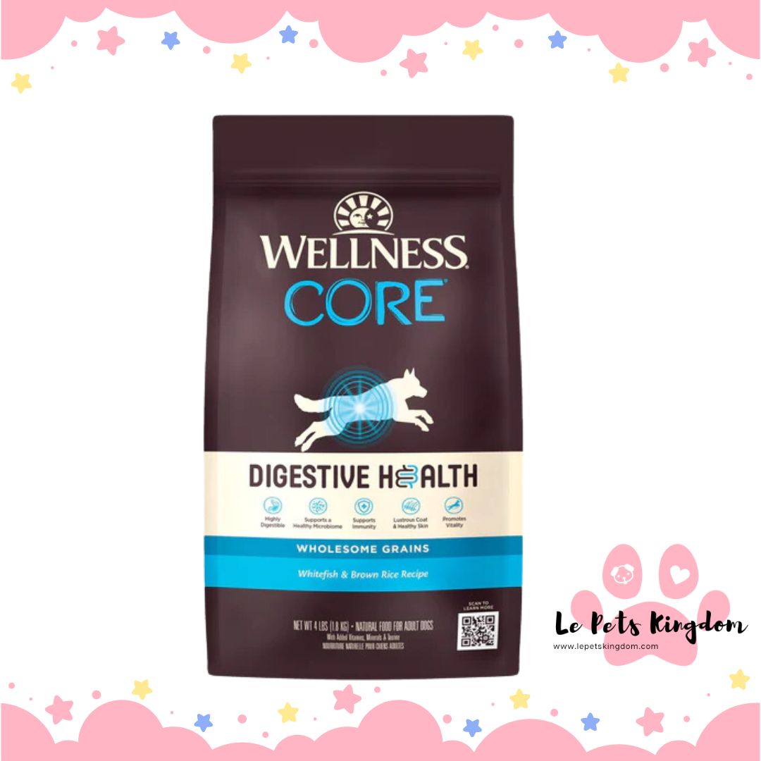 Wellness CORE Digestive Health Whitefish Brown Rice Adult Dry