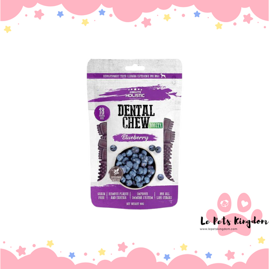 Absolute Holistic Boost! Blueberry Petite Grain-Free Dental Dog Chew Value Bag 160g