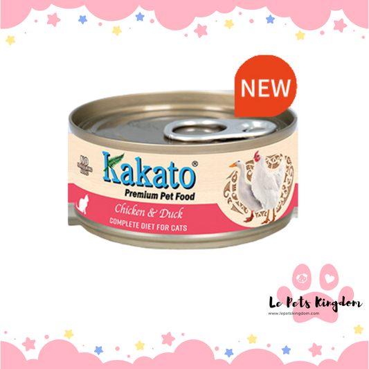 Kakato Chicken & Duck Canned Cat & Dog Food 70g