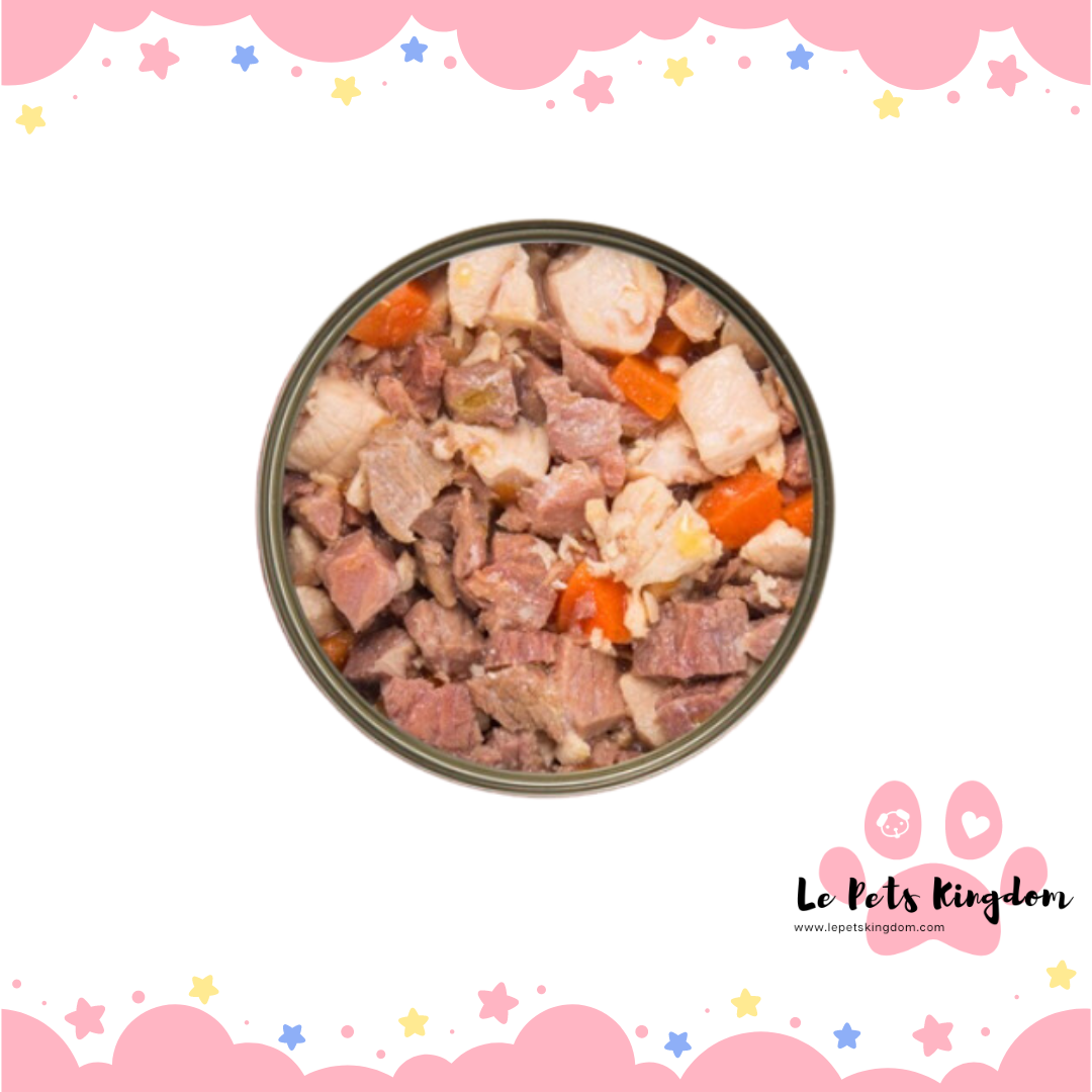 Kakato Chicken, Beef, Brown Rice & Vegetables Canned Food For Cat & Dog Food