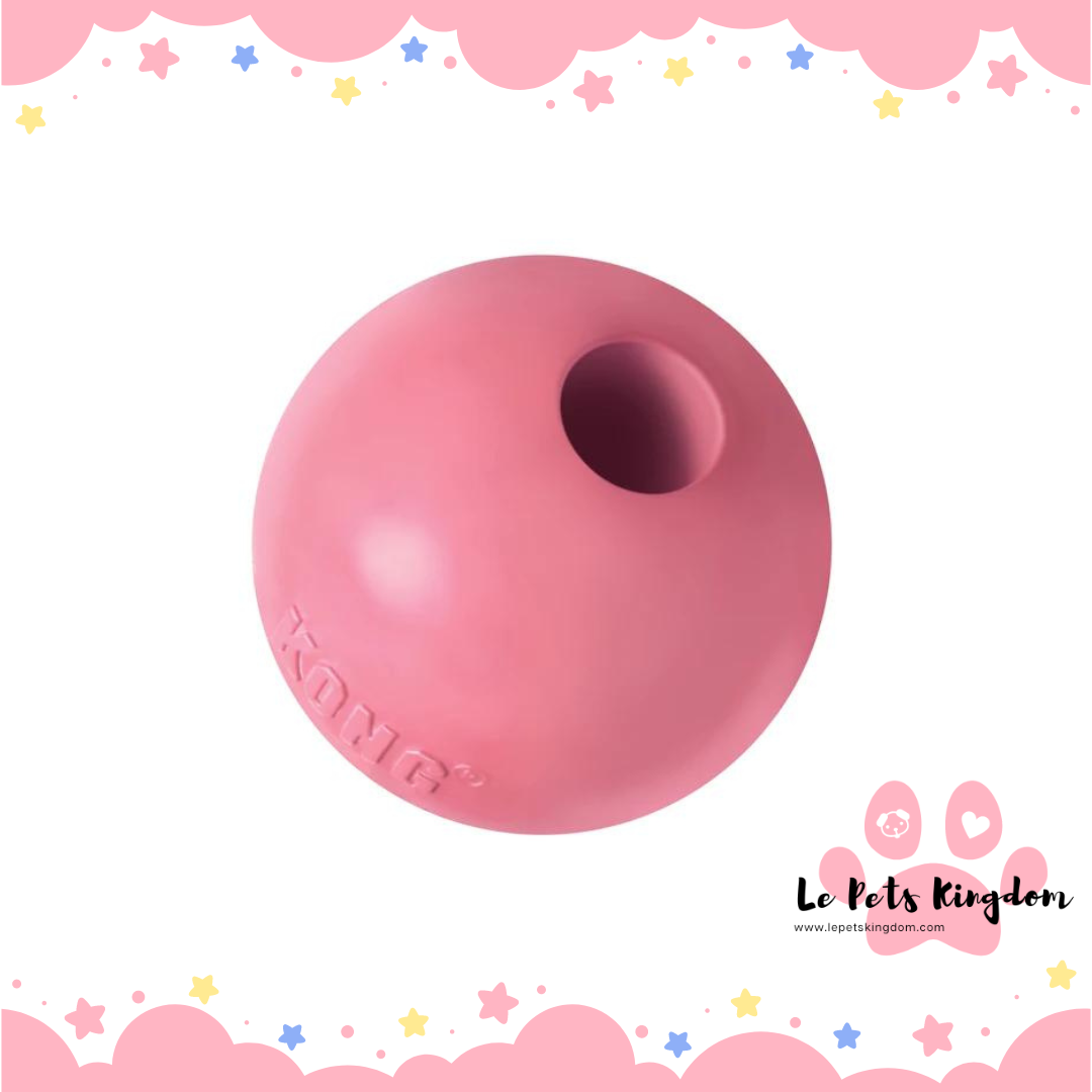 KONG Puppy Ball Dog Toy (Pink)