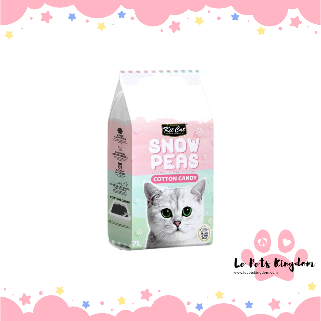 Kit Cat Snow Peas Cotton Candy Cat Litter 7L