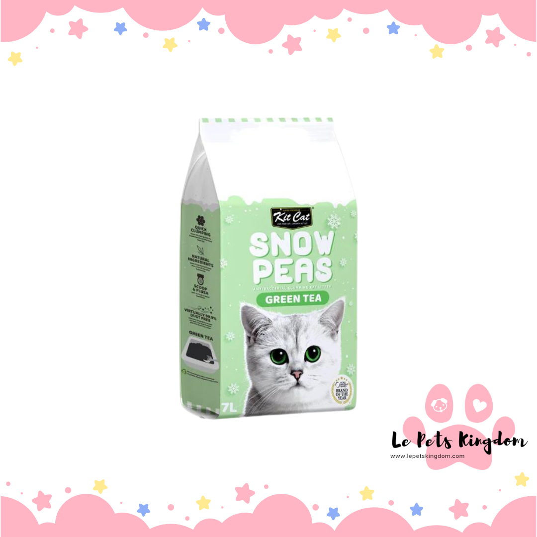 Kit Cat Snow Peas Green Tea Cat Litter 7L