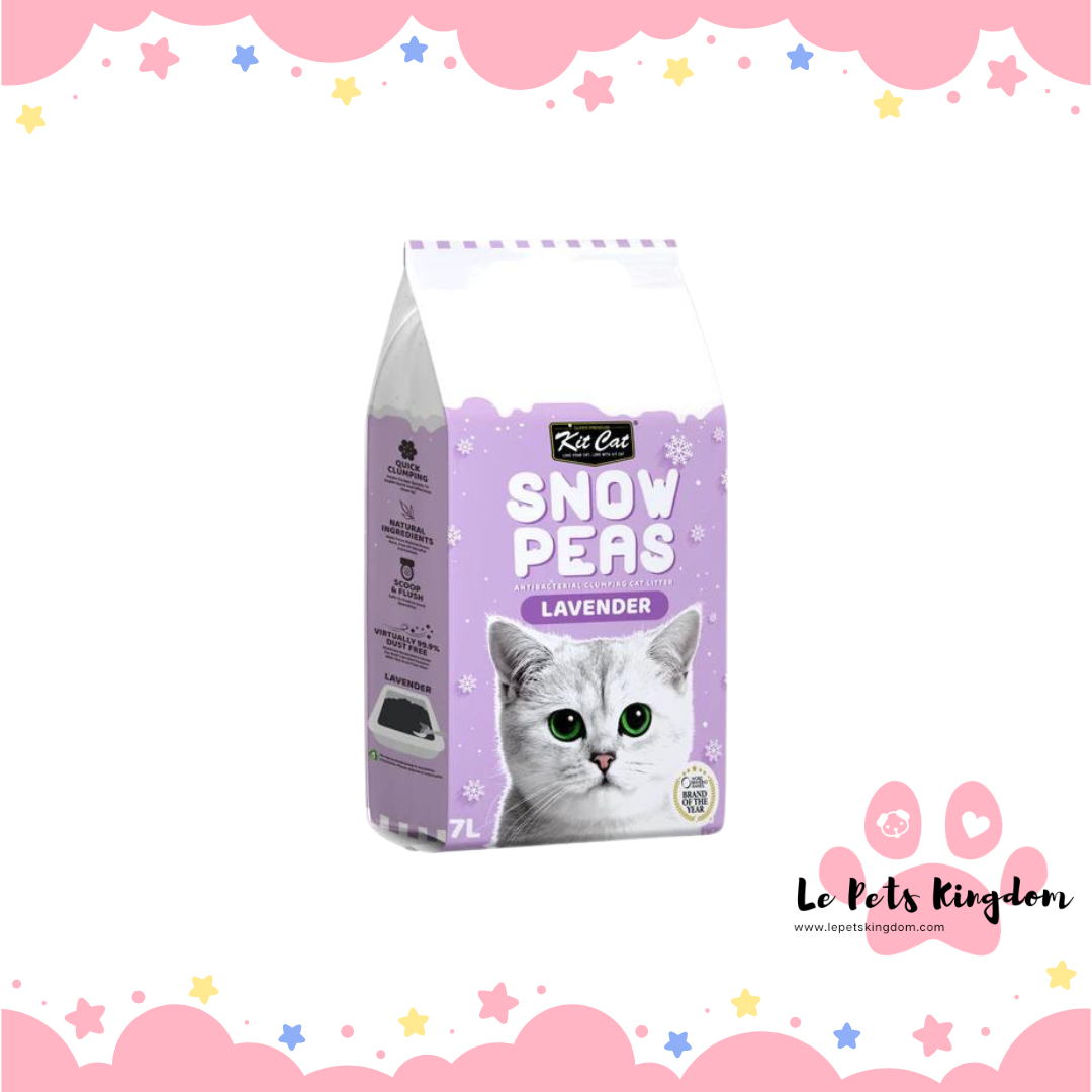 Kit Cat Snow Peas Lavender Cat Litter 7L