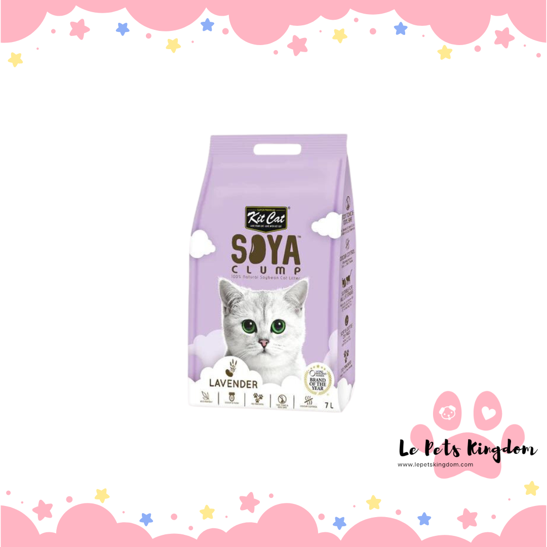 Kit Cat Soya Clump Lavender Cat Litter 7L