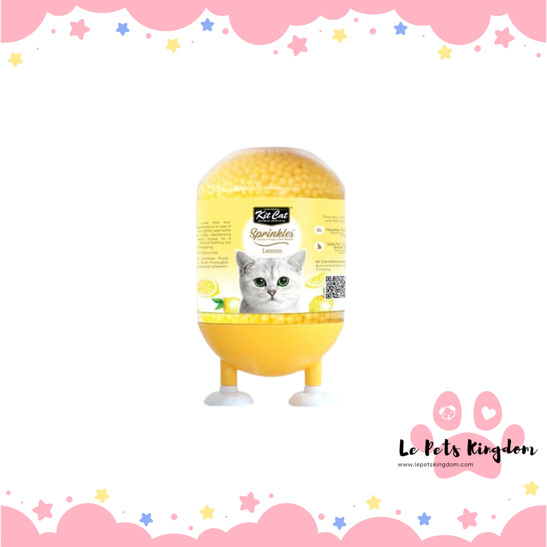 Kit Cat Sprinkles Deodorising Cat Litter Beads (Lemon) 240g