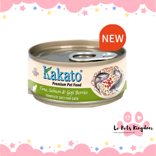 Kakato Tuna, Salmon & Goji Canned Cat & Dog Food 70g