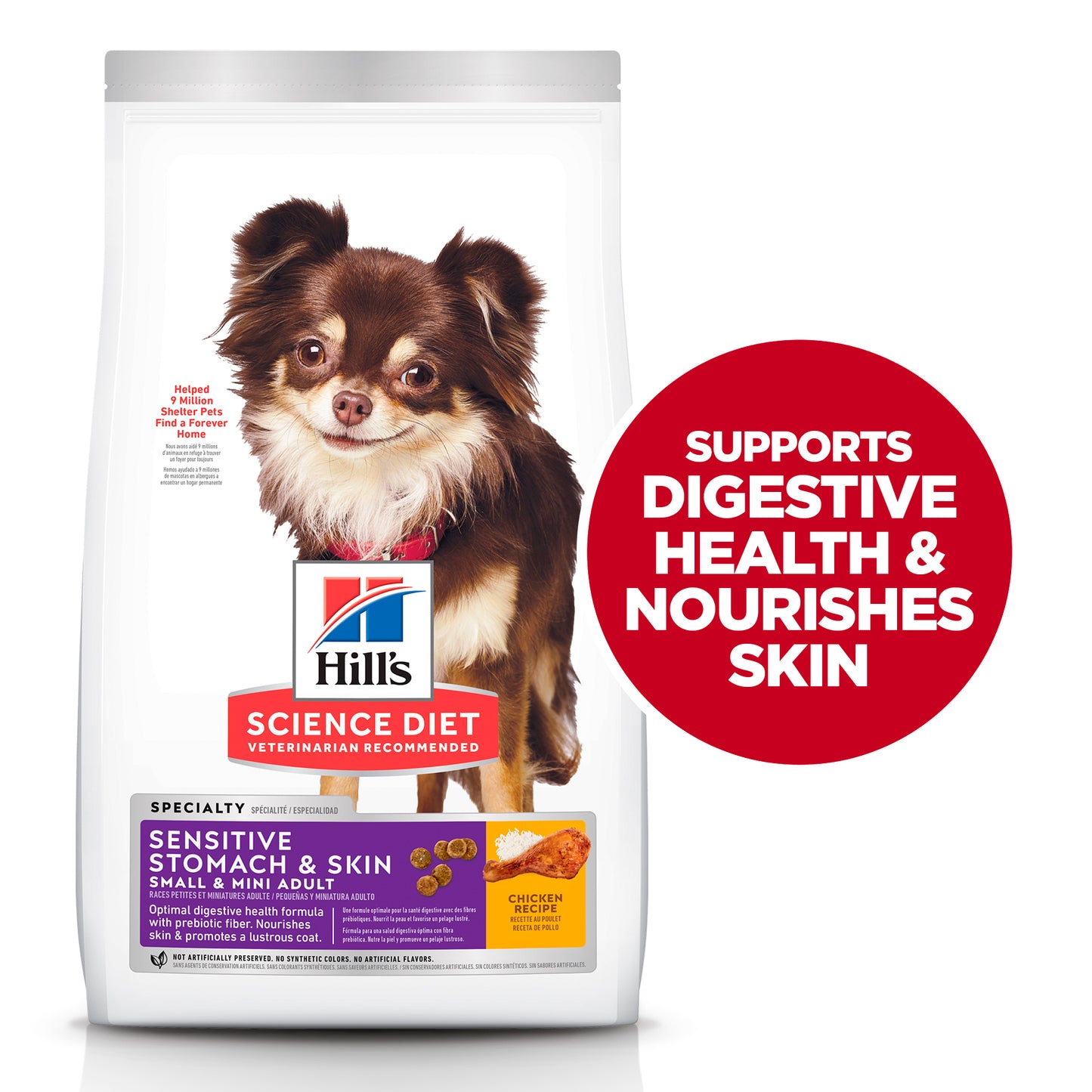 Hills Science Diet Sensitive Stomach & Skin Small and Mini Adult Dry Dog Food 1.8kg