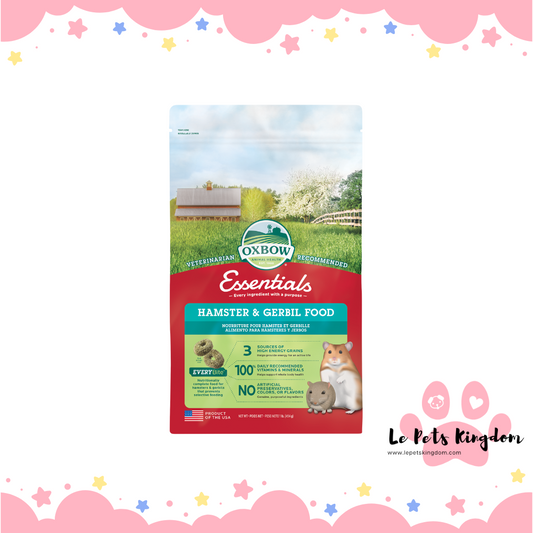 Oxbow Essentials Hamster & Gerbil Food 1lb