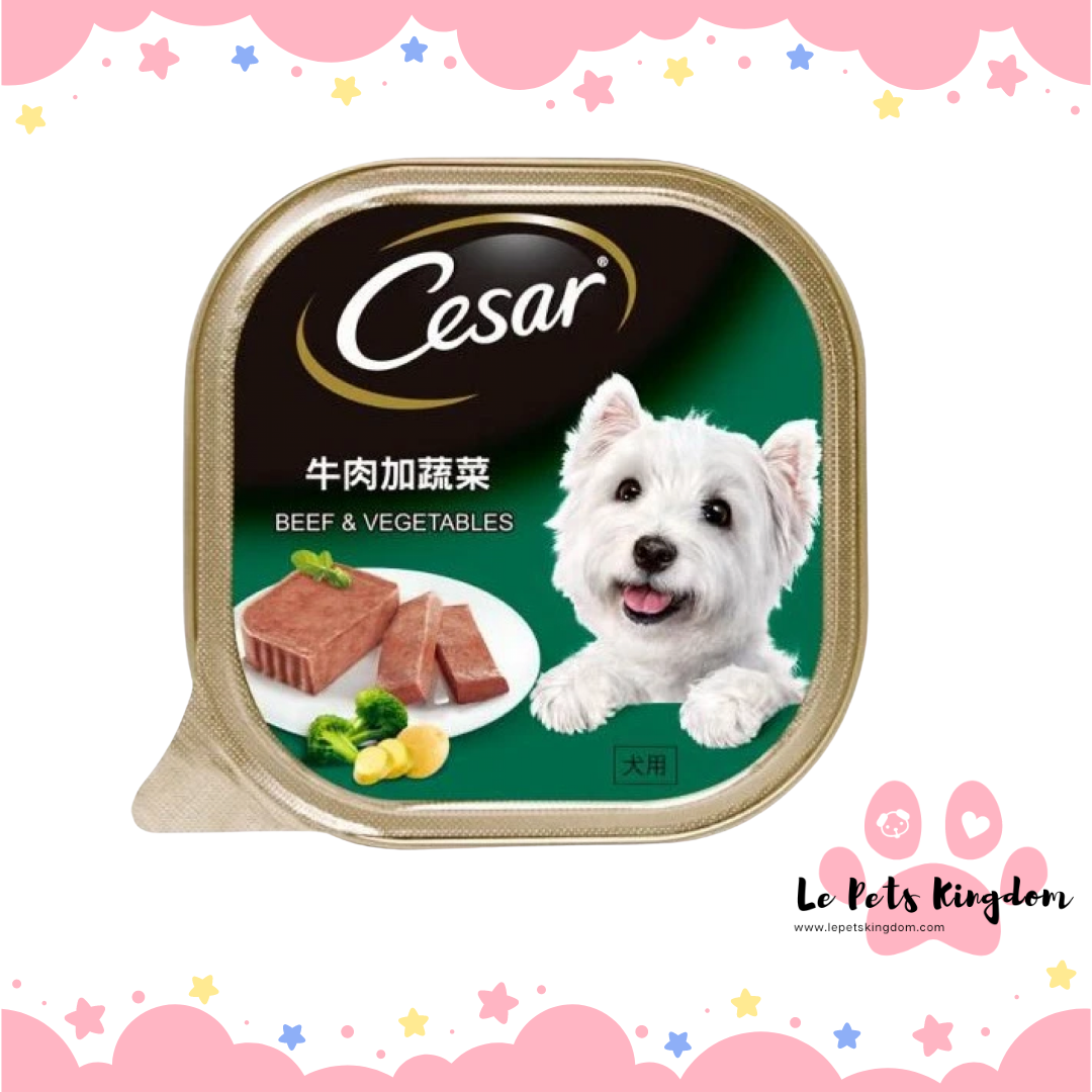 Cesar Beef & Vegetables Wet Dog Food 100g