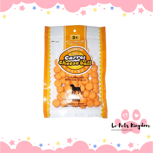 Bow Wow Carrot Cheese Ball (100g)