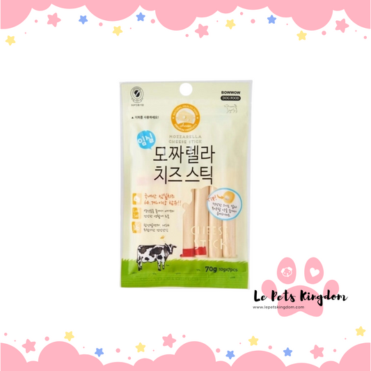 Bow Wow Mozerella Cheese Stick 70g