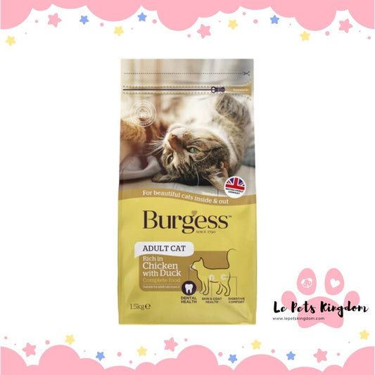 Burgess Chicken & Duck Adult Dry Cat Food