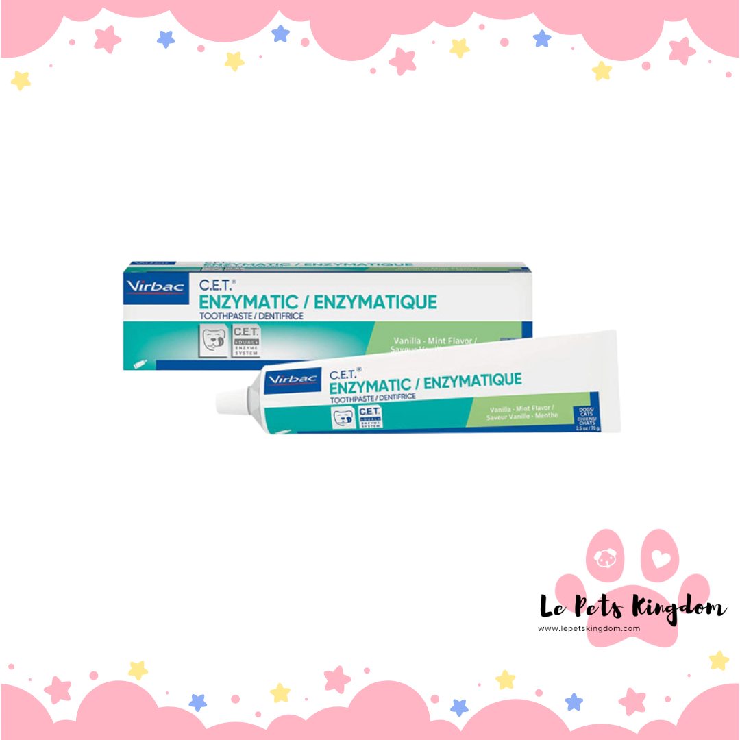 Virbac C.E.T. Enzymatic Toothpaste - Vanilla Mint 70g