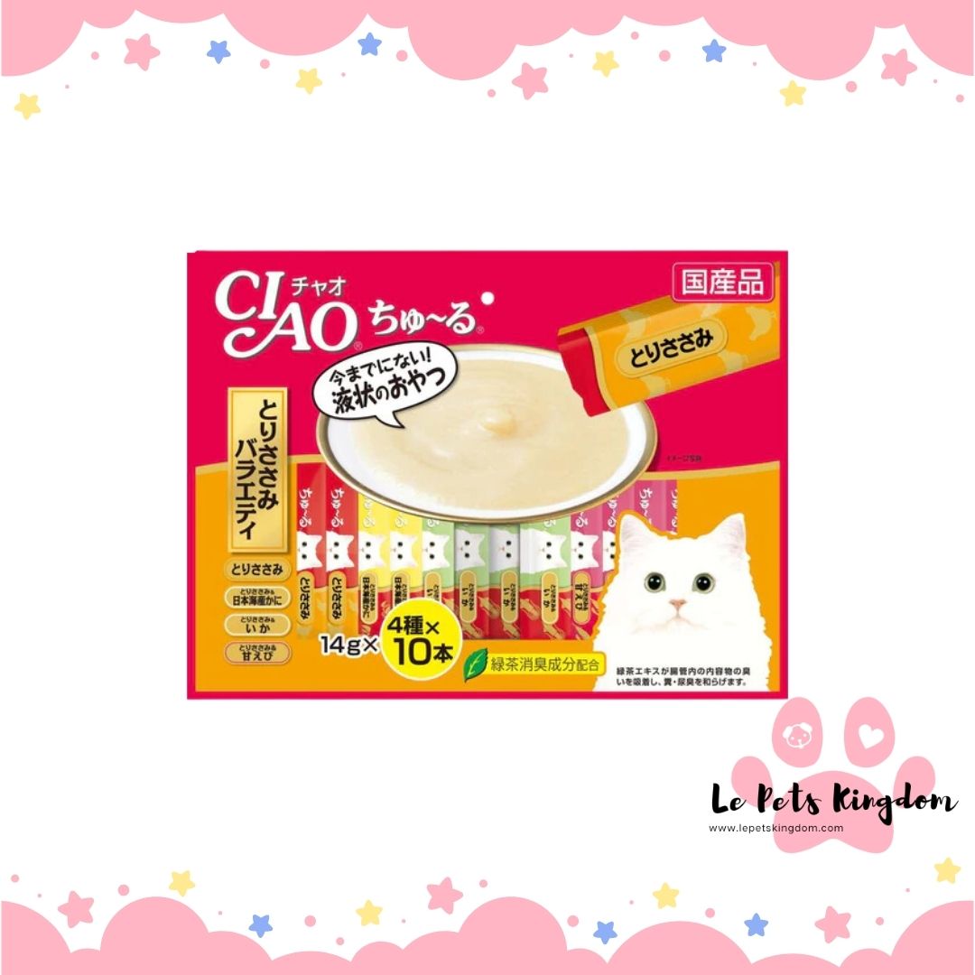 Ciao ChuRu Chicken Jumbo Mix Liquid Cat Treats (14g X 40)