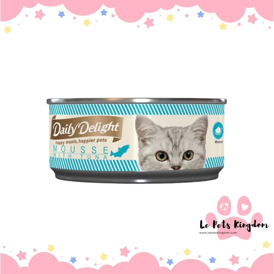 Daily Delight Mousse With Tuna Canned Cat Food 80g