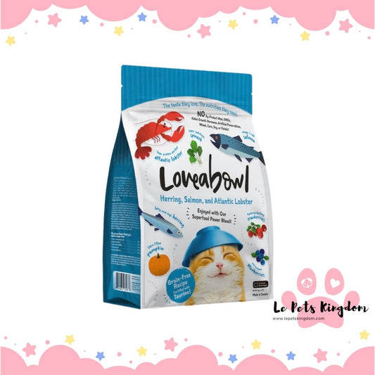 Loveabowl Herring, Salmon & Atlantic Lobster Dry Cat Food