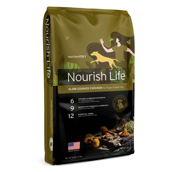 NurturePRO Nourish Life Slow-Cooked Chicken Dry Dog Food For All Lifestages