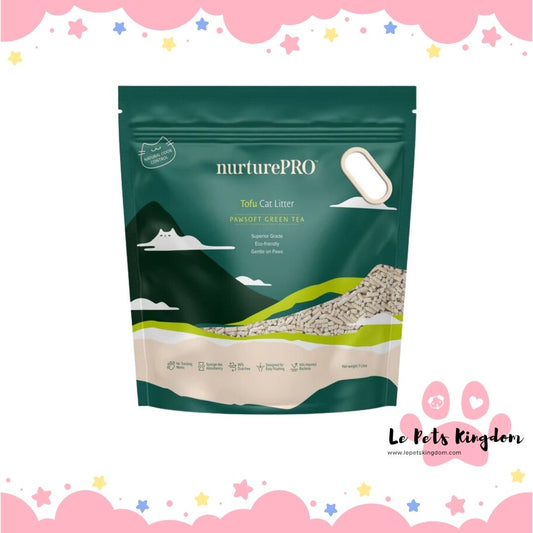 NurturePRO Pawsoft Tofu Cat Litter 7L (Green Tea)