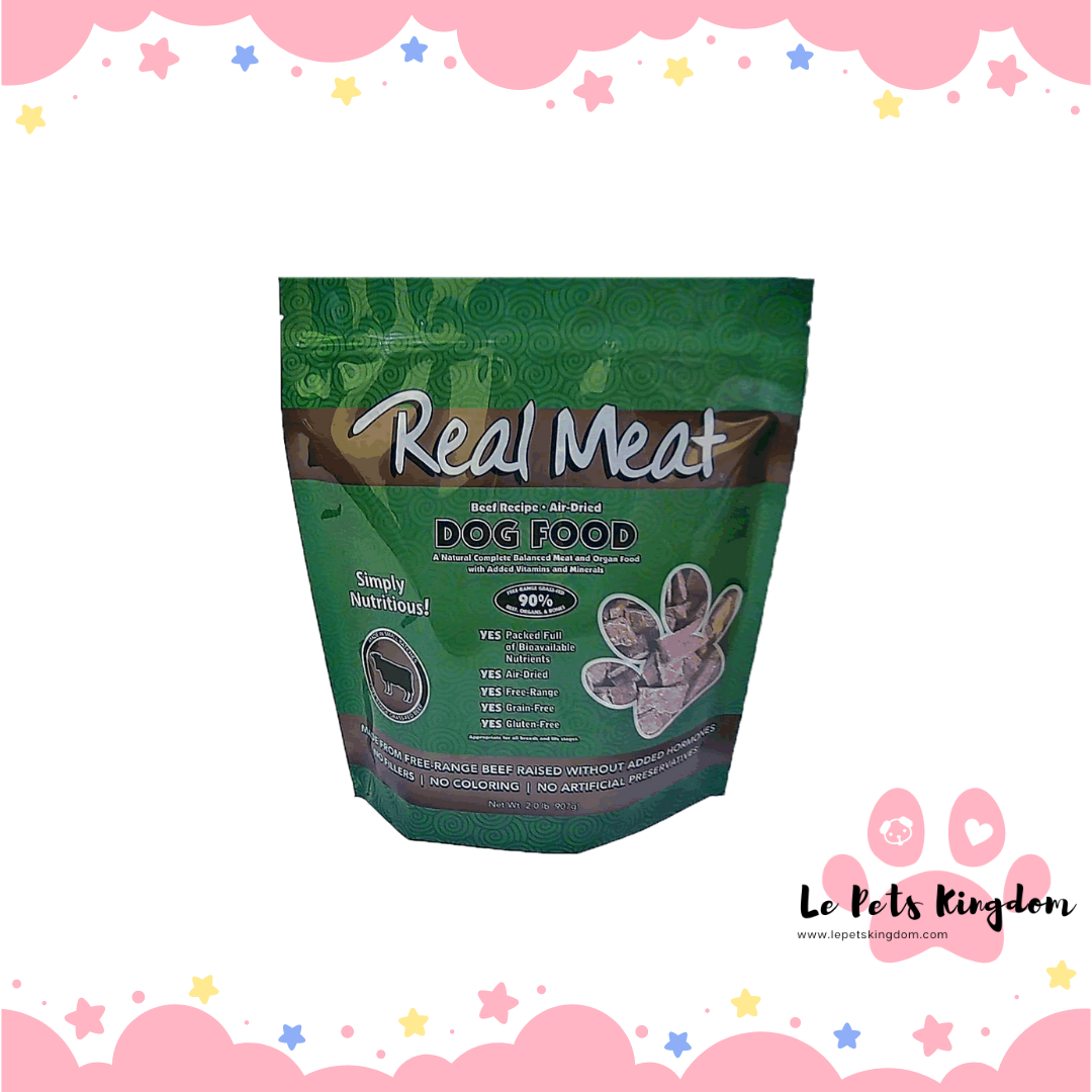 Real Meat - Air Dried Dog Food (Beef) 2lbs