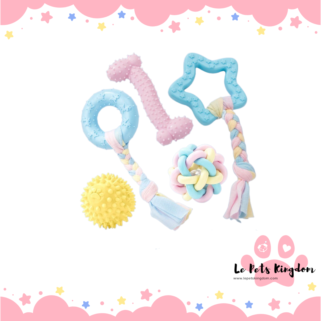 [BUNDLE] Pastel Dog - Teething Toy