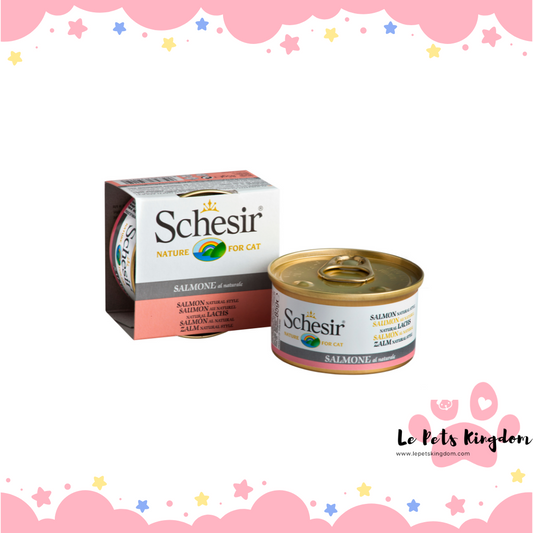 Schesir Salmon in Water Canned Cat Food