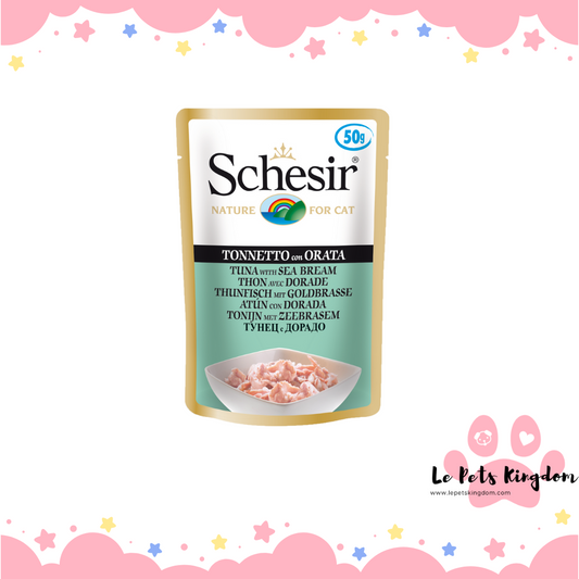 Schesir Tuna and Sea Beam Pouch Cat Food