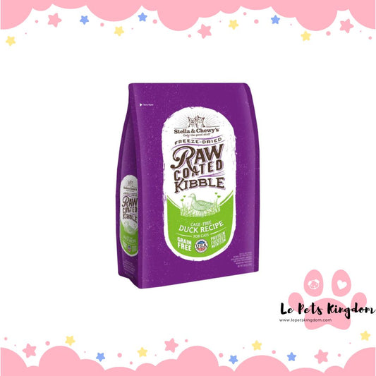 Stella & Chewy’s Freeze-Dried Raw Coated Kibble Cage-Free Duck Grain-Free Dry Cat Food