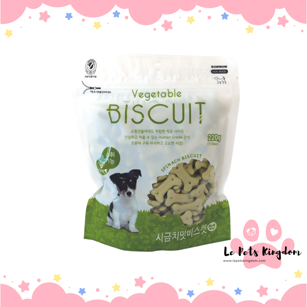 Bow Wow Vegetable Biscuits 220g