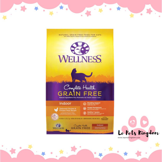 Wellness Complete Health Grain-Free Indoor Deboned Chicken & Chicken Meal Adult Dry Cat Food