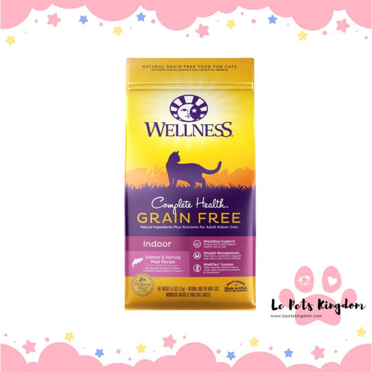 Wellness Complete Health Grain Free Indoor Salmon & Herring Adult Dry Cat Food