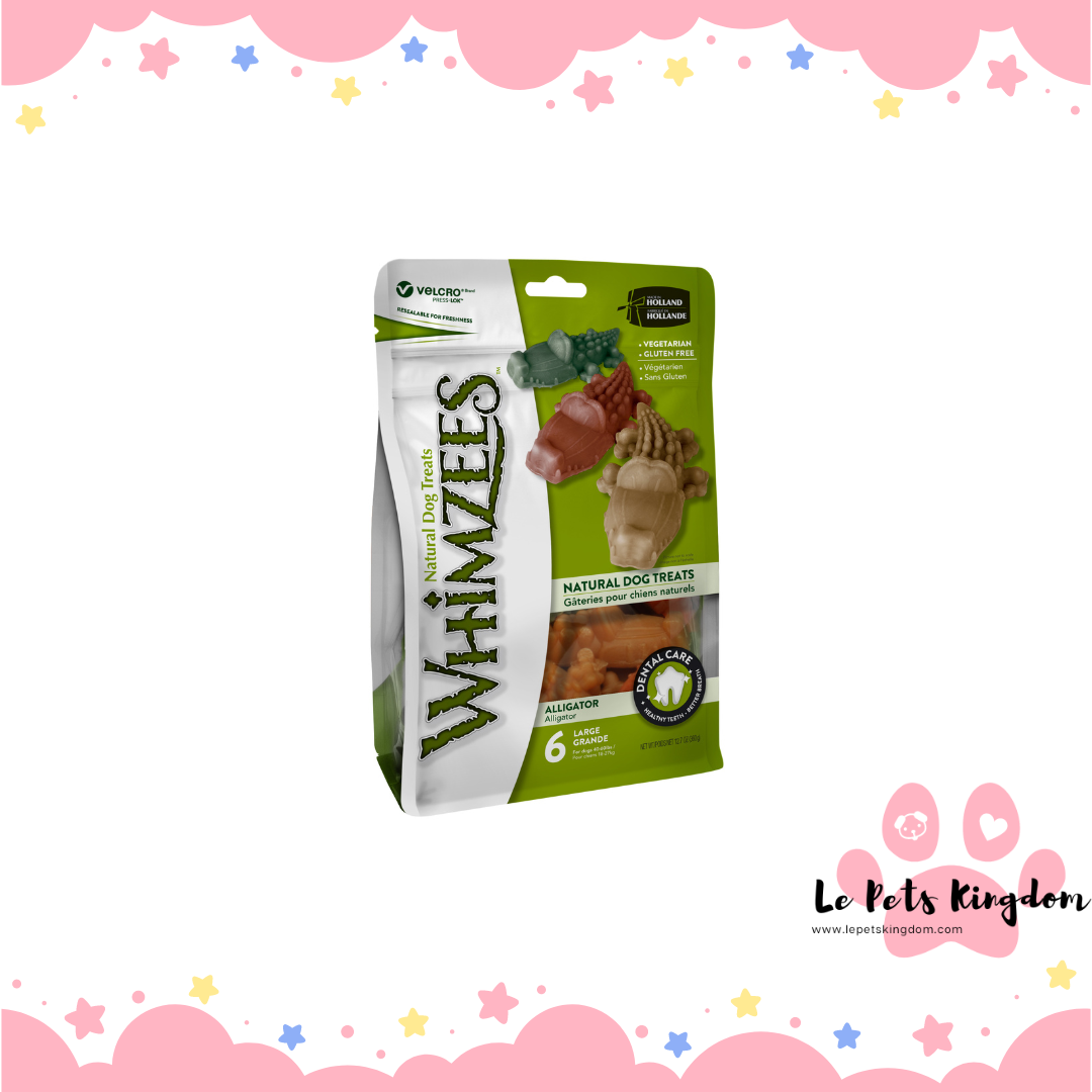 Whimzees - Alligator Dog Treats Value Bag