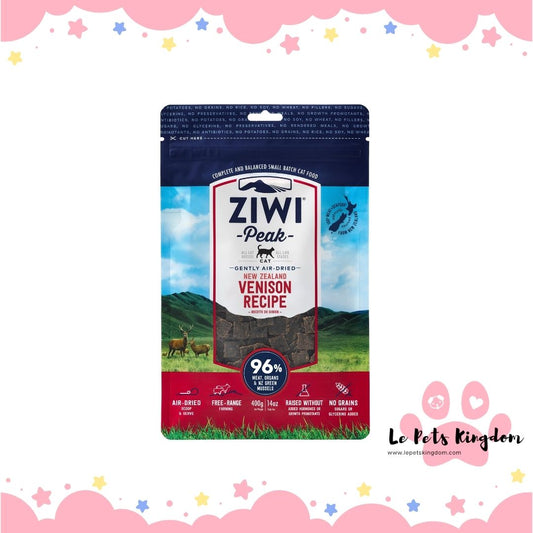 ZiwiPeak Air-Dried Venison Cat Food 400g